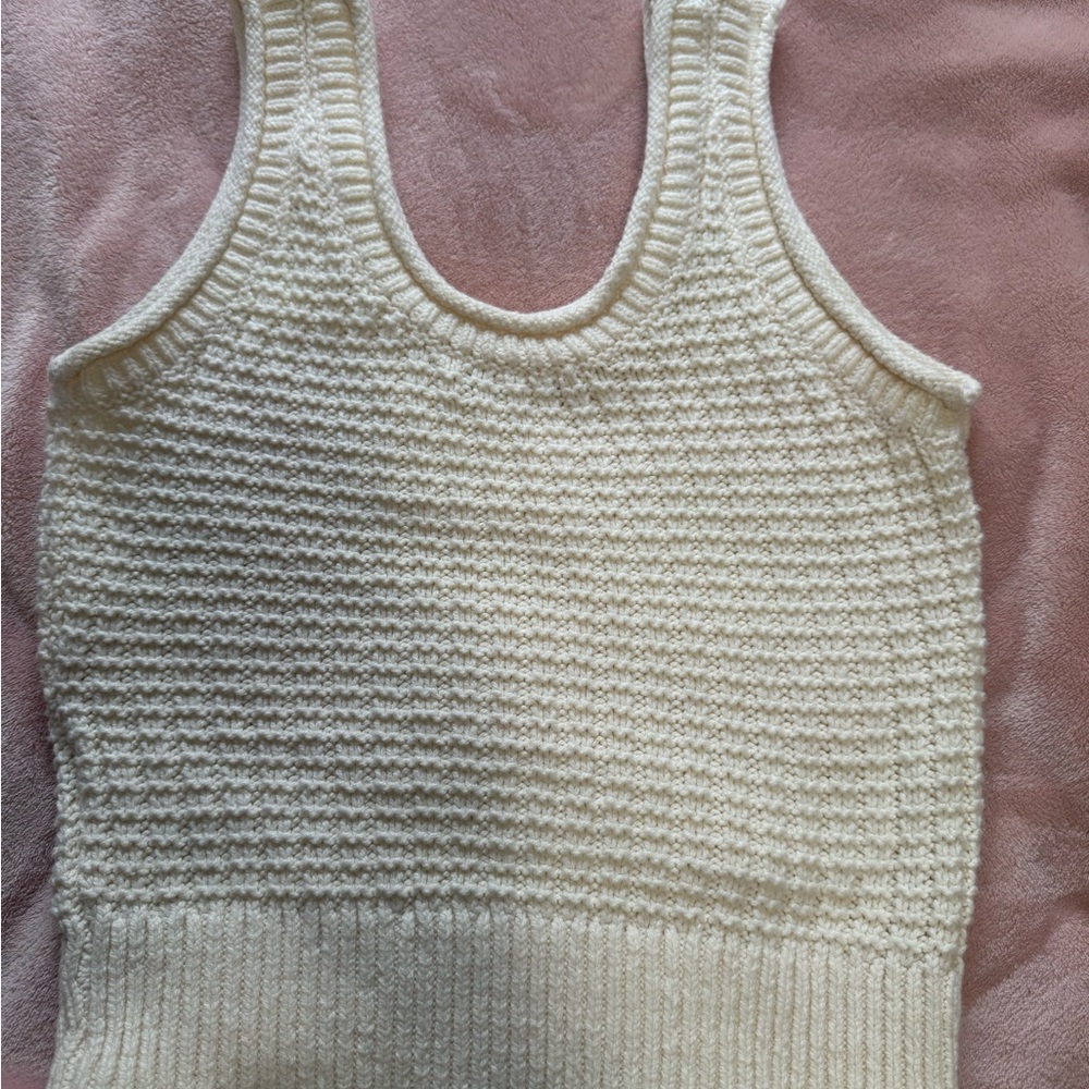 Madewell Ivory Knit Sweater